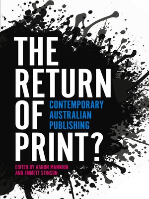 cover image of The Return of Print?